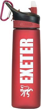 The Fanatic Group Phillips Exeter Academy Tritan Plastic Frosted Sport Bottle, Design-1 - Burgundy