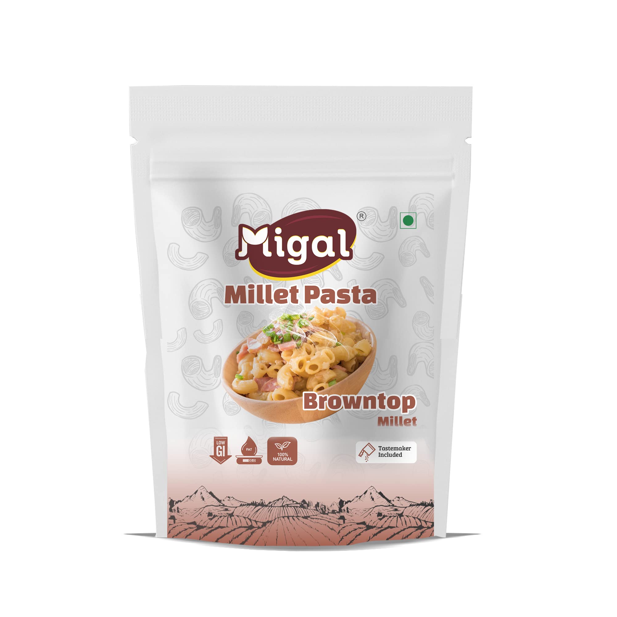 Migal Browntop Millet Pasta | Healthy Pasta | Macaroni Pasta - 180g (B09LSGGQ3C) Amazon Price History, Amazon Price Tracker