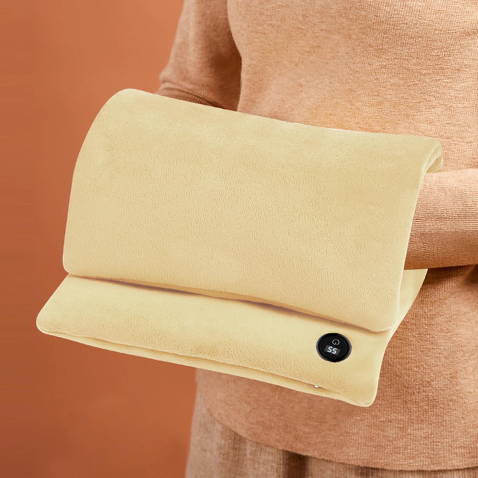 Manicotto scaldamani, ricaricabile, portatile, elettrico, con riscaldamento rapido, borsa scaldamani portatile in grafene, a prova di esplosione, per donne e bambini