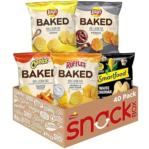 Miniatura 8 de Frito-Lay Ultimate Smart Snacks Care Paquete 20 variedad de aperitivos sin gluten y horneados palomitas de maíz inteligentes palomitas de maíz
