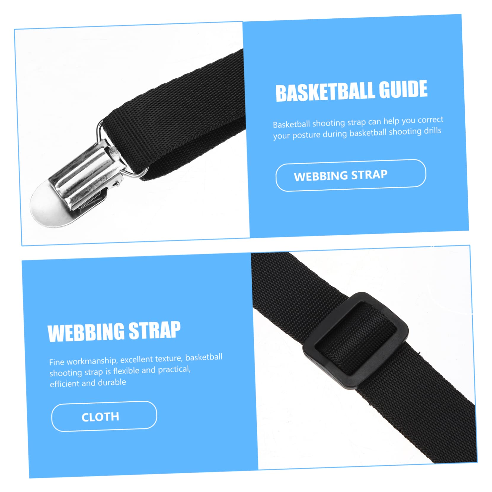 BESPORTBLE Pcs Adjustable Basketball Trainer Basketball Drills Equipment Guide Strap for Posture Correction