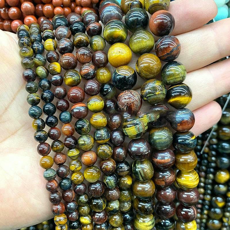 Perline Distanziatrici Allentate Rotonde Con Perline Di Amazzonite - Foto 2