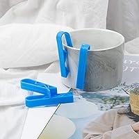 Vista 6 de AUEAR, Paquete de 10 clips para bolsas de basura, abrazadera de cubo de basura, clip de fijación antideslizante, color azul