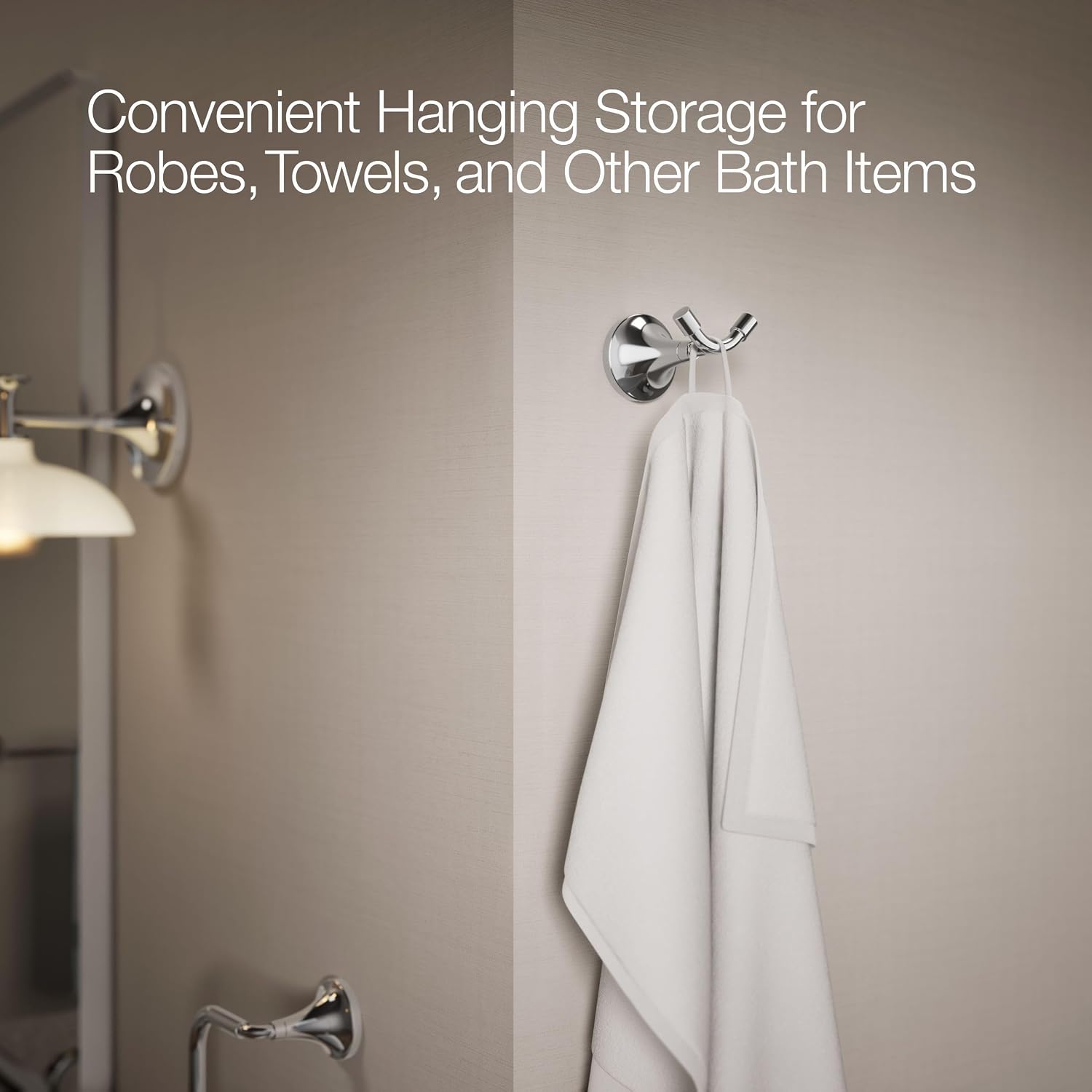 Kohler 27427-CP Tone™ Robe Hook, Polished Chrome