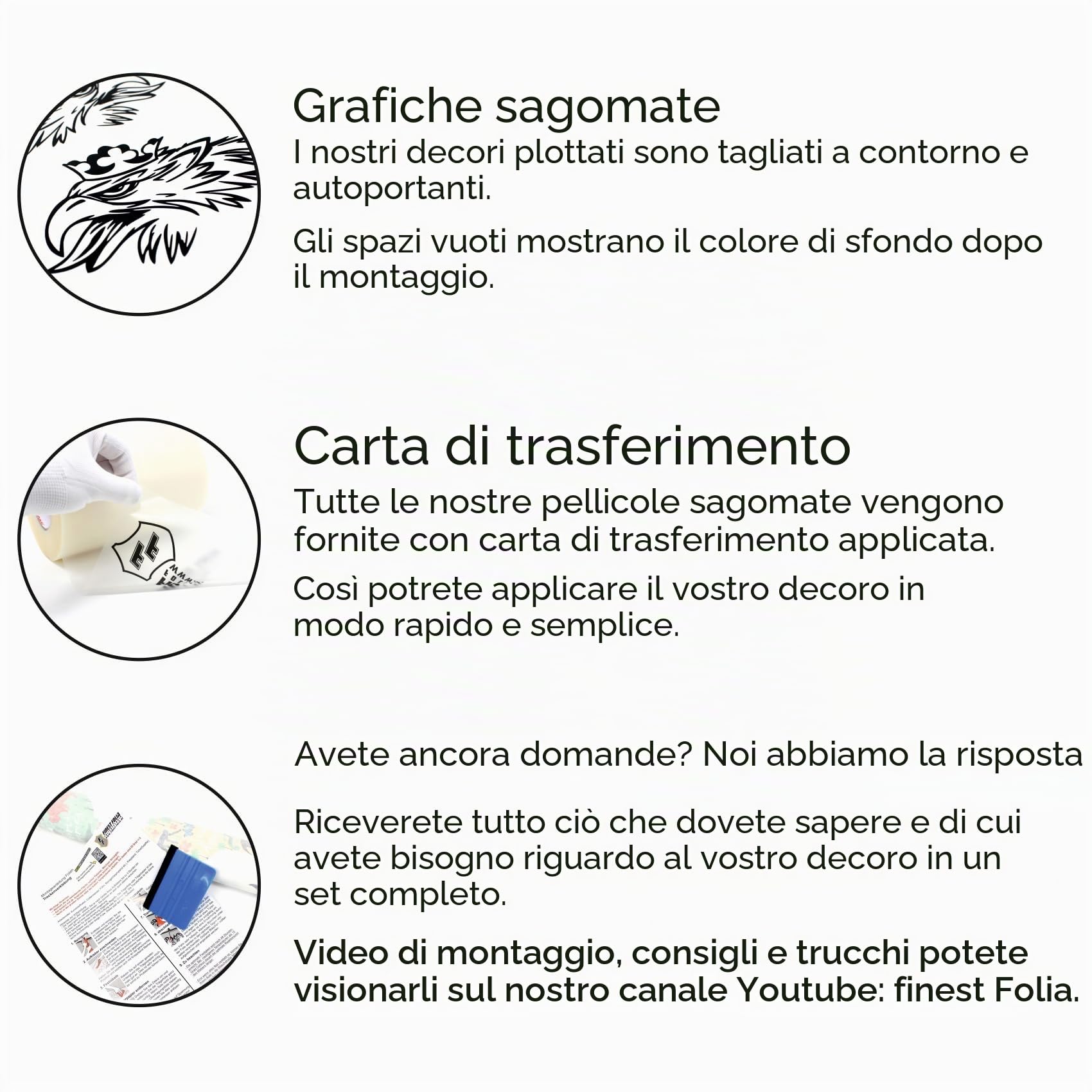Finest Folia Adesivo con nome per barca, yacht, jetski, remi, sportiva