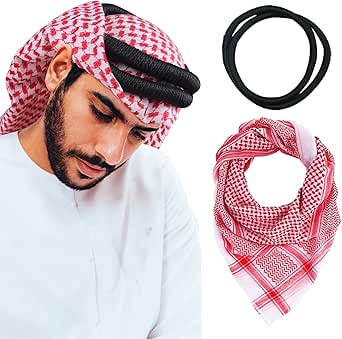 Amazon.com: YI HENG MEI Keffiyeh Arab Head Scarf Shemagh Tactical ...