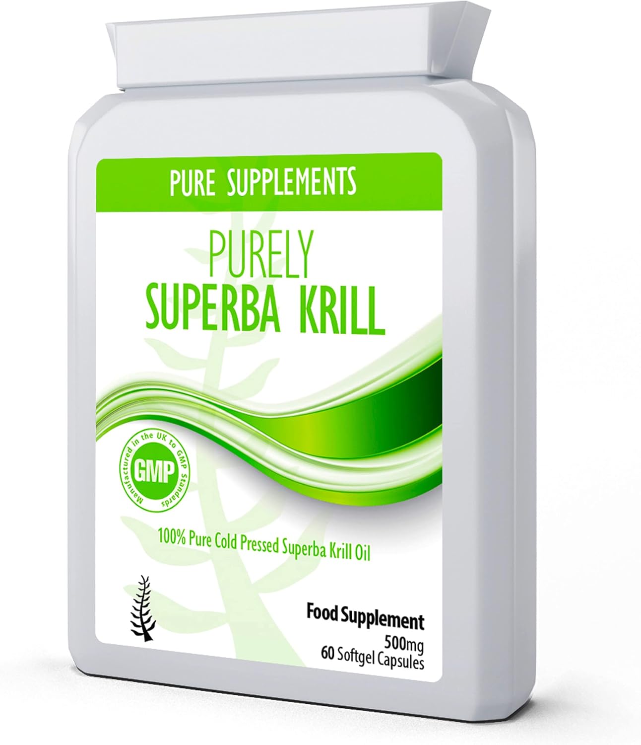 Superba Krill Oil Supplement with EPA & DHA Omega 3, Phospholipids