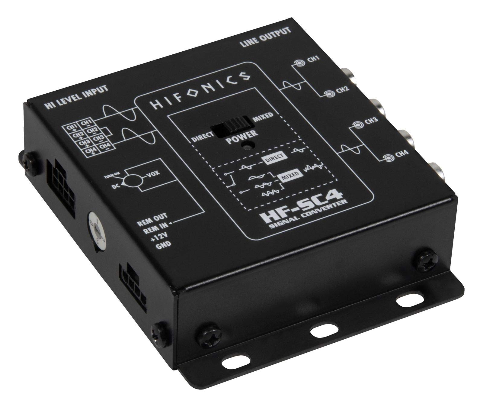 Hifonics HF-SC 4 | 4-Kanal Signal Konverter/High-Low Wandler