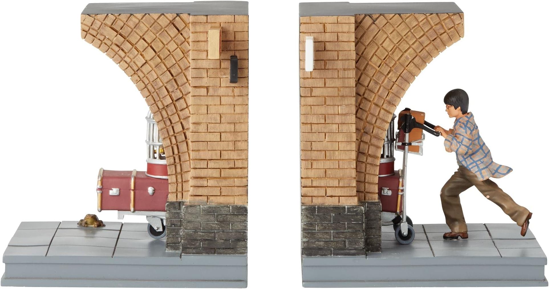 Enesco The Wizarding World of Harry Potter Platform 9 3/4 Decorative Bookends, 7.01 Inch