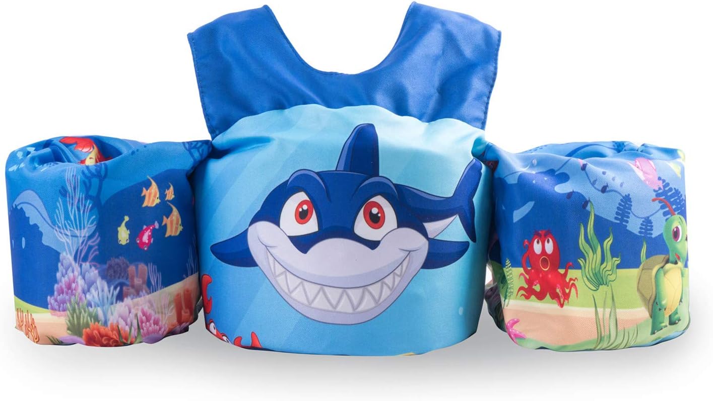 Nita Puddle Jumper Life Jacket Swim Floaties Kids Swimming Pool Toys Float Vest for Baby Infant Toddler 30-50lbs Outdoor Recreation