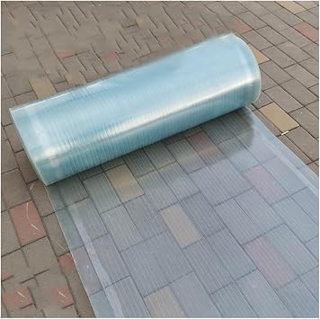 Daylighting Panel,Polycarbonate Sheet,Greenhouse Shed Roof Panel,Side Panels Roofing Tiles,for Greenhouse Carport,Easy to Bend & Cut Rain-Proof Daylighting PanelsW0.7xL6m/2.3x19.7ft