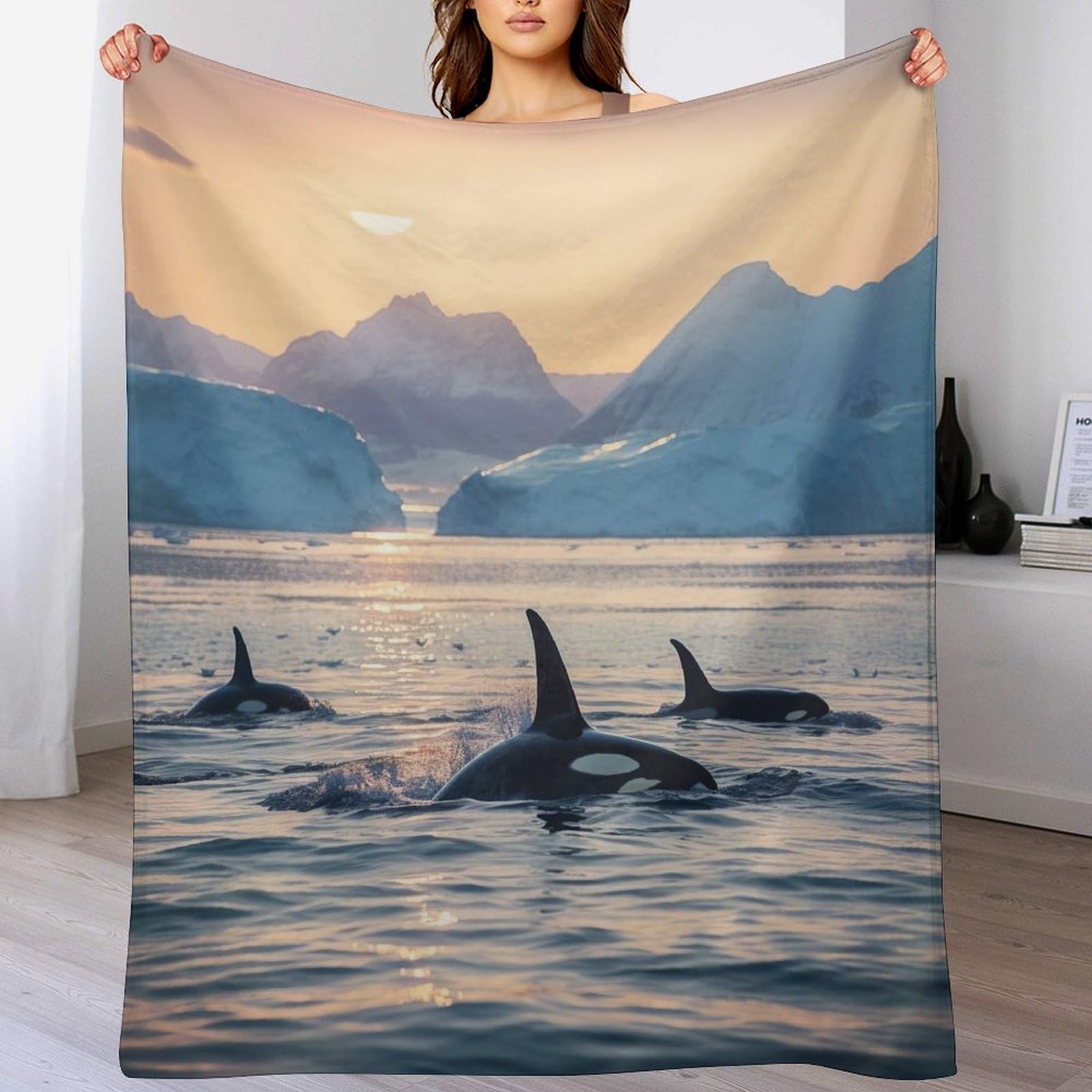 Couverture flanelle baleine légère pour stopper le froid sans lourdeur au lit