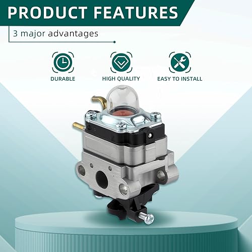 Miniatura 6 de AUTOKAY Carburador 753-06258A para MTD 75306258A Ryobi RY252CS RY253SS RY251PH RY254BC 2 ciclos 25ccTrimmer Craftsman Cultivator 316299372 316773800