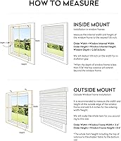 Vista 6 de ACMEART Persianas Cebra Motorizadas con Control Remoto, Control por APP y Funciona con Alexa/Google/Matter, Persianas de Ventana 100% Opacas