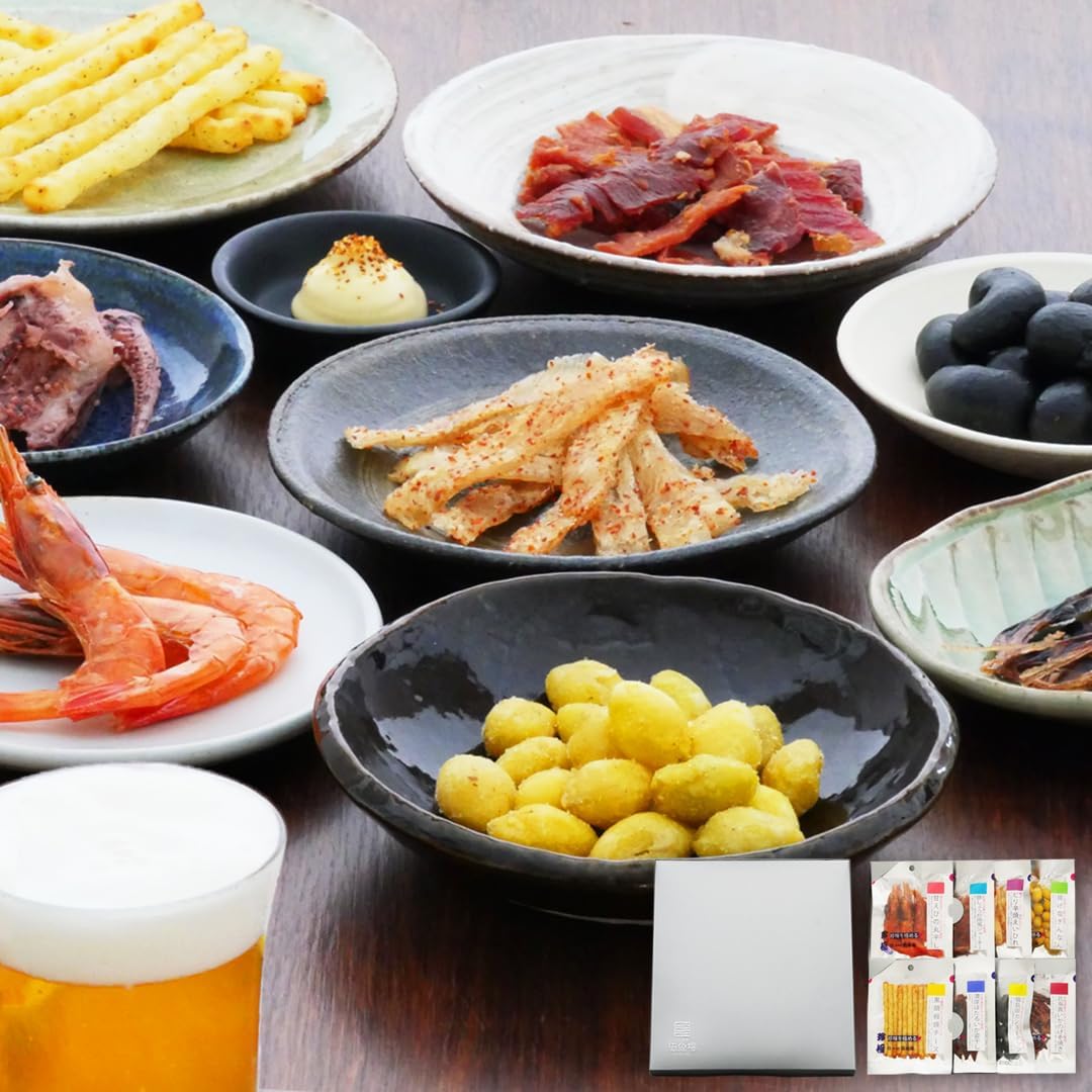 伍魚福 おつまみ ギフト お中元【珍味を極める8品セット】食べ比べ 酒のつまみ おつまみセット 摘み 常温 詰め合わせ 高級 珍味 食べ物 父親 お父さん 60代 70代 誕生日 プレゼント