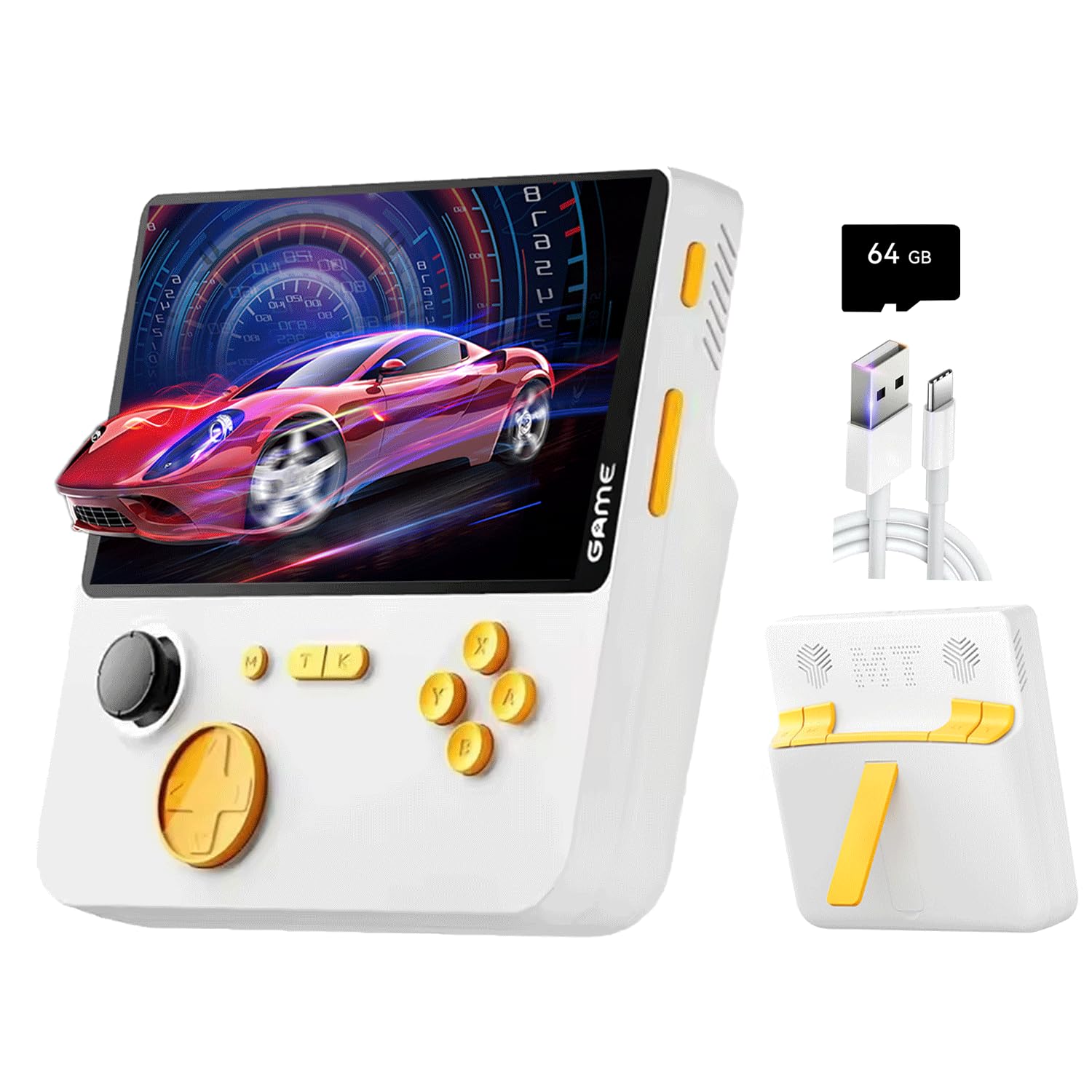 Consola Portátil Retro NULA E5 Con 20.000 Juegos Preinstalados, Pantalla IPS De 5 Pulgadas, Batería De 6000 MAh, Soporta 13 Simuladores Y Tarjeta TF De 128 GB, Ideal Para Viajes