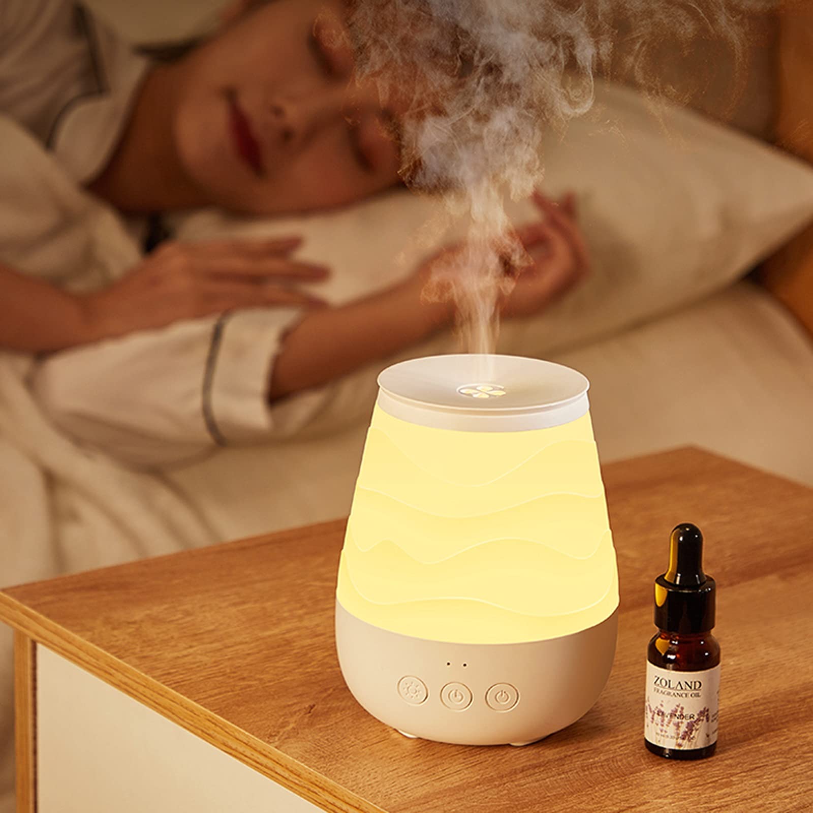SUNESA Humidificador Ultrasónico Humidificador de Niebla Fresca, humidificadores de Aire ultrasónico Humidificador for bebé con Apagado automático, súper Tranquilo Humidificador de Aire