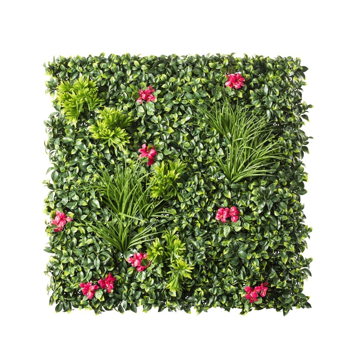 Mur végétal Artificiel extérieur et intérieur 1m x 1m Amazone