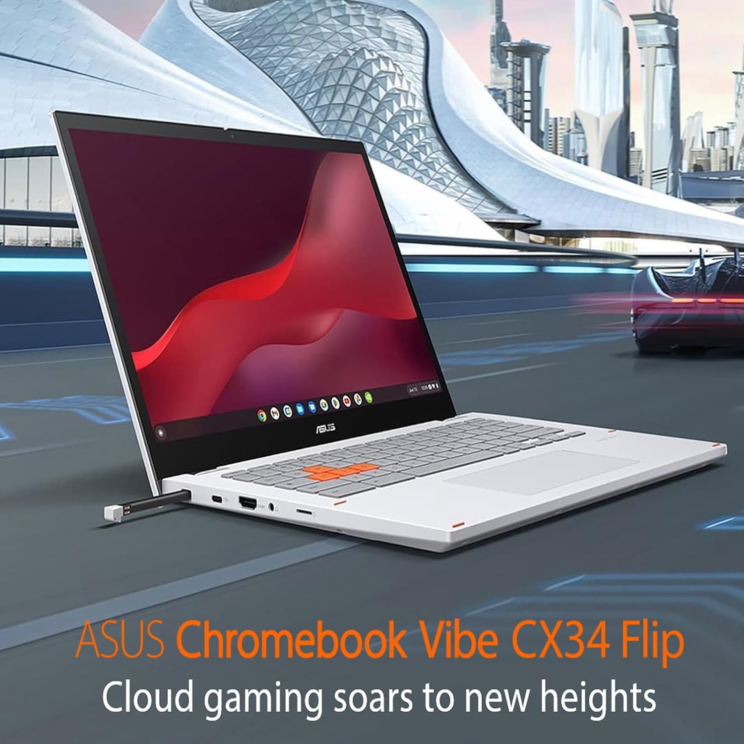 ASUS Chromebook Plus Touchscreen Laptop Flip 2-in-1-14" WUXGA Touch 144Hz, Intel Core i5-1235U, 8GB RAM| 512GB SSD, Backlit Keyboard, Stylus Pen, Gaming Chromebook Tablet