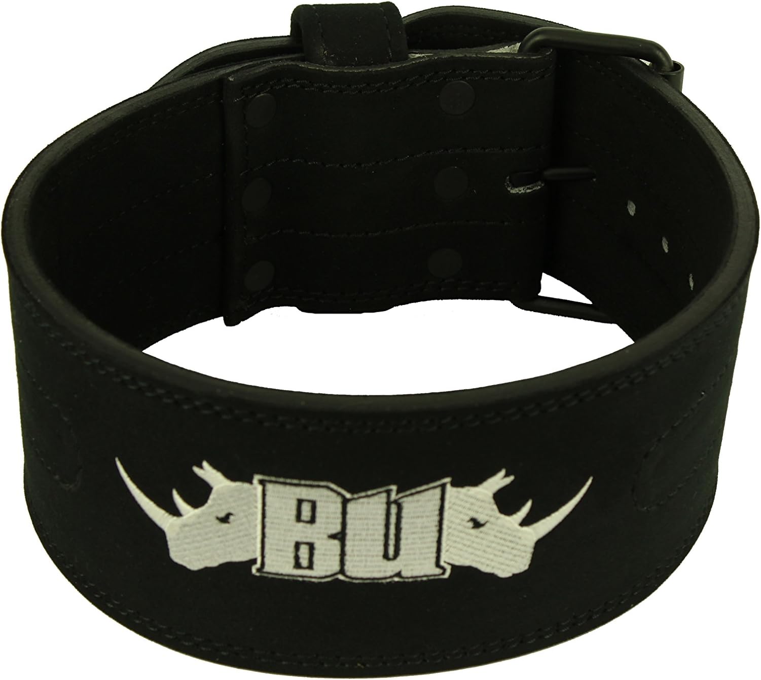 Battle Underground 10mm Leather Powerlifting Belt | Comfortable Suede Lined Back Support for Power Lifting | Ideal for Men & Women