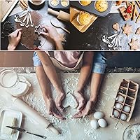 Vista 7 de 4 Pcs Measuring Spoon Sets Silver Heart Shape Measuring Cup Stainless Steel Kitchen Measurement Spoons Party Bridal Shower Gifts to Guests with