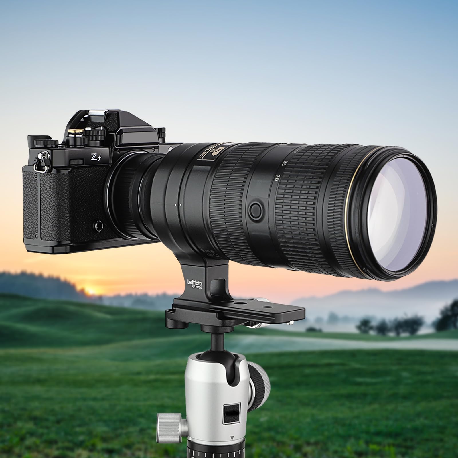 Leftfoto Pied d'objectif de rechange pour objectif Nikon AF-S Nikkor 70-200 mm f/2.8E FL ED VR - Style Arca-Swiss