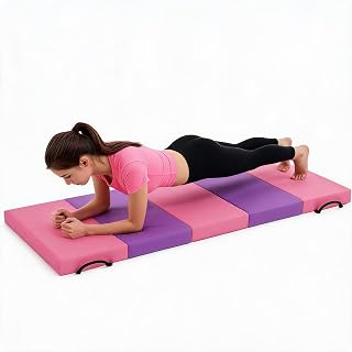 6.2 FT Folding Gymnastics Mat with High Density Foam