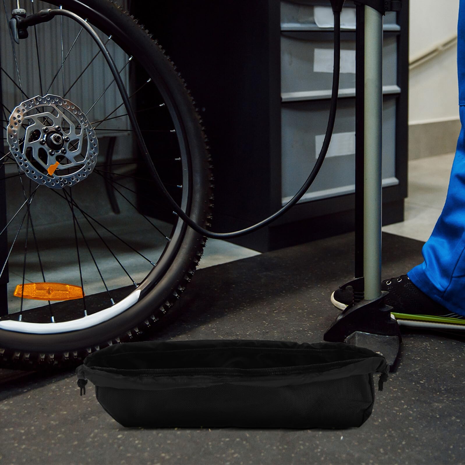 ifundom Copertura Protettiva per Batteria Bici Elettrica da Pendolare Guaina Antipolvere e Antipioggia per Tubo Obliquo Ventilazione Custodia Antiurto Coperchio Rimovibile per Uso