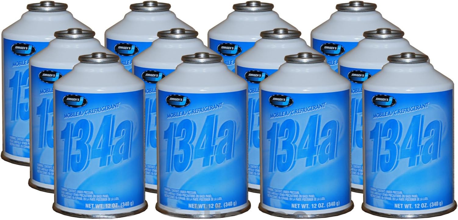 Johnsen's R-134a HFC 134A Automotive A/C Refrigerant 2 Cases 12x2 cans 24 - 12oz cans MADE IN USA