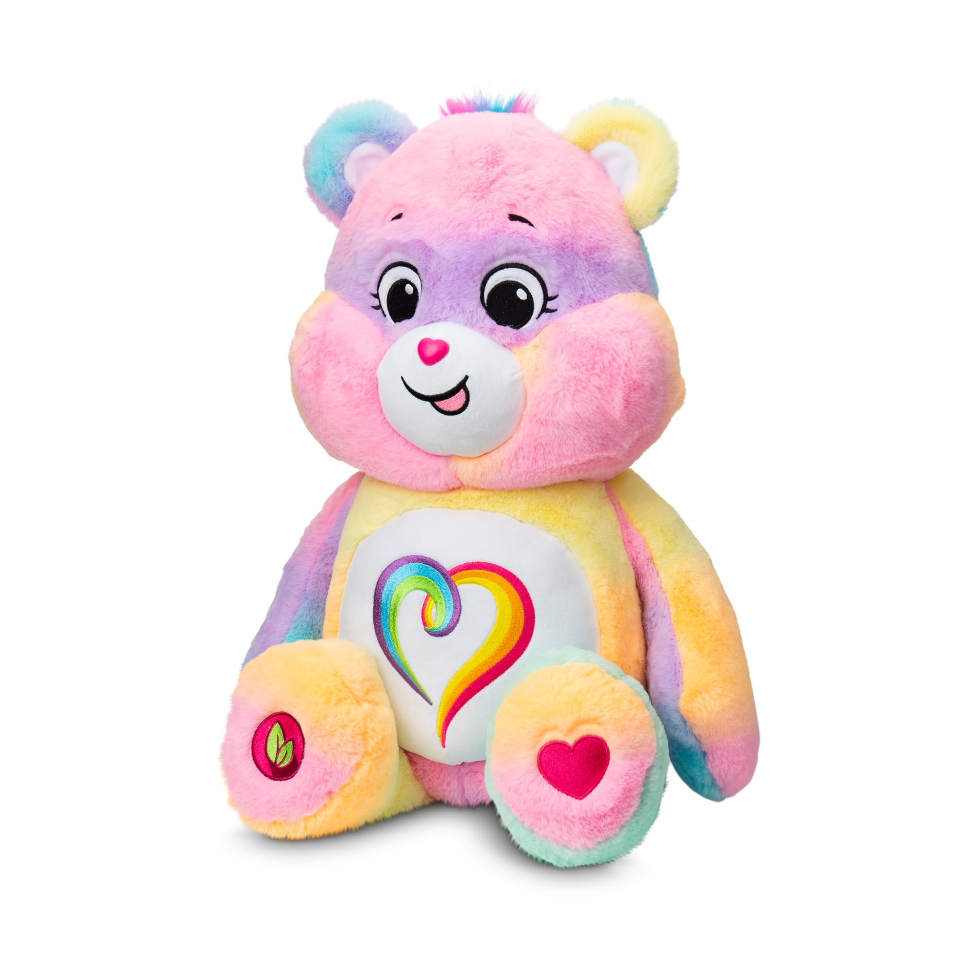 Basic Fun Care Bears Jumbo Togetherness Bear Pluszowa zabawka 60 cm, miękka, przytulana zabawka kolekcjonerska, duży pluszowy miś, pluszowa zabawka dla dzieci