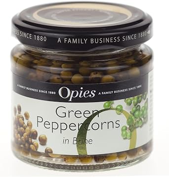 Opies Green Peppercorns in Brine - 6x115g