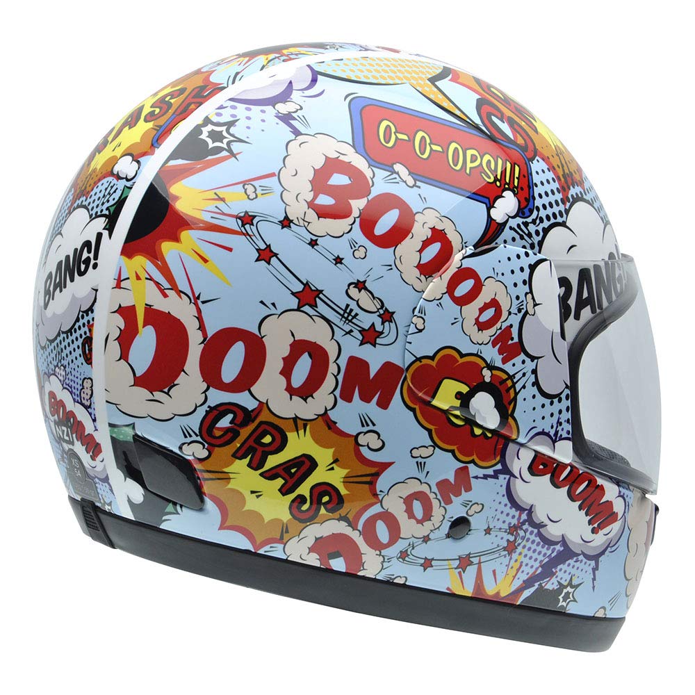 NZI Activy Junior Graphics Boom Motorbike Helmet Multi-Coloured