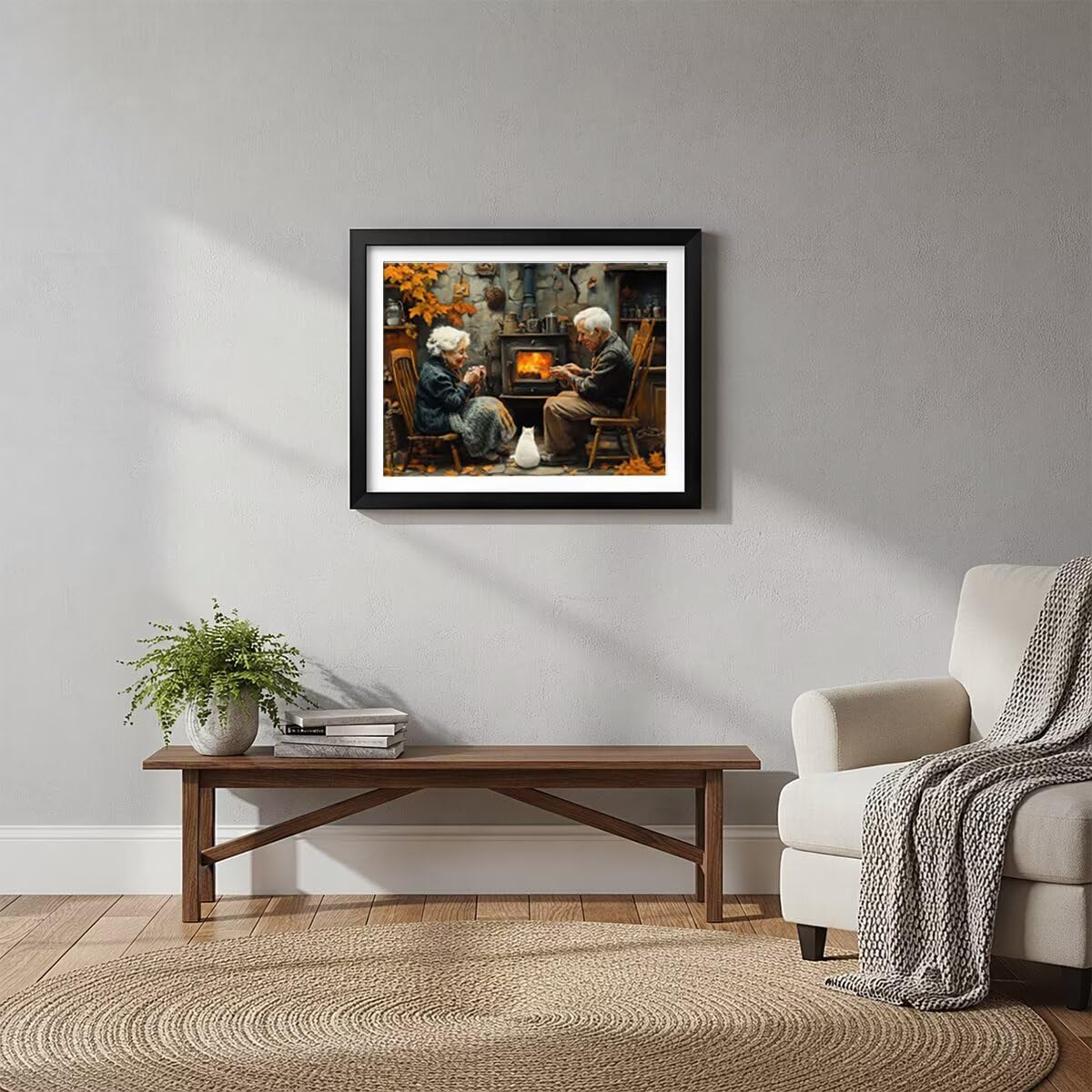 Diamentowy obraz kot zestaw podarunkowy 135 x 100 cm L-2663