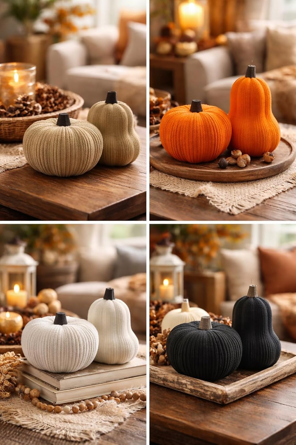Moderne Minimalistische Dekofiguren für Frühling und Herbst 6 Minimalistische Herbst-Dekofiguren