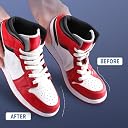 6 Pairs Shoes Protectors for Air Force Shoes, Anti-Wrinkle Sneaker Shoes Guards for all Shoes, Large - Size 7-13, Black+white, (Pack of 1) gallery image