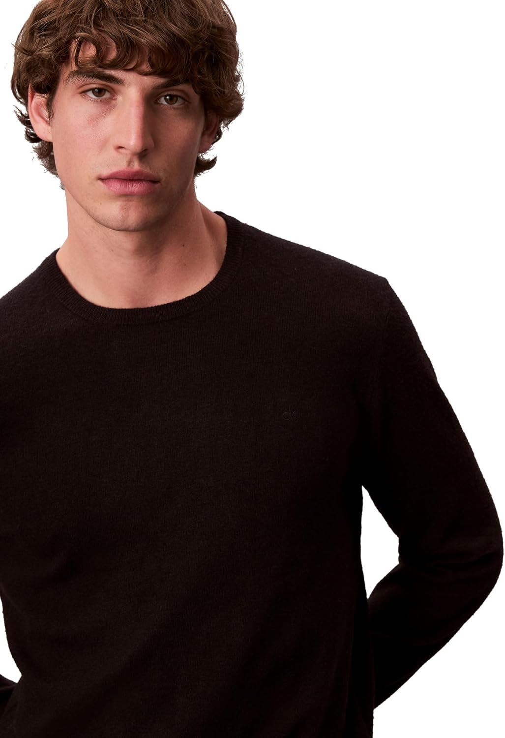 Calvin Klein Mens Wool Blend Crewneck Sweater - Image 4