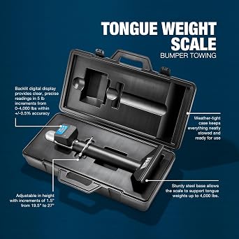 B&W Trailer Hitches Digital Tongue Weight Scale