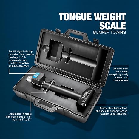 B&W Trailer Hitches Digital Tongue Weight Scale