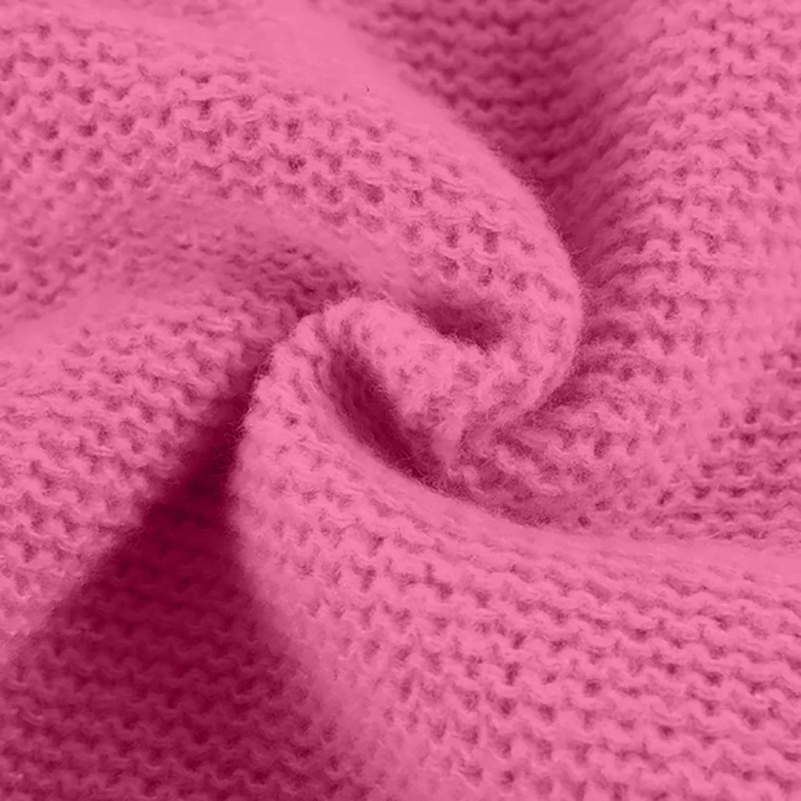 Generisch Strickjacke Damen Winter Cardigan Mittellang Jacket Winddicht