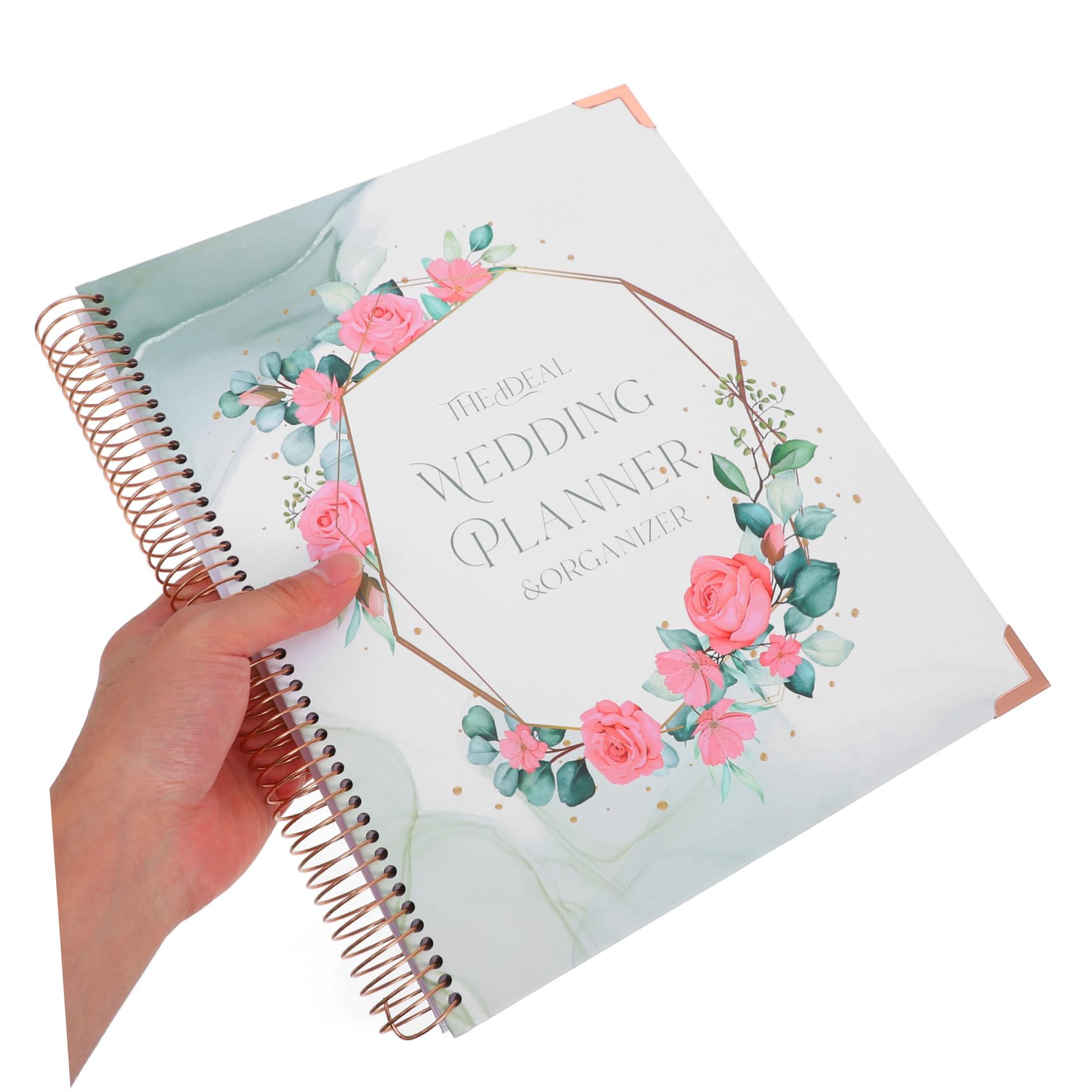 Sewroro Hochzeitsplaner Buch für Verlobte Paare Planungsbuch aus Papier mit Verlobungsbereich Notizbuch für Hochzeit und Antrag