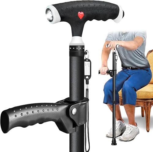 ispuoocti Canne réglable pour homme et femme 