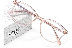 Madison Avenue Blue Light Blocking Glasses, Essential UV Protection for Screen Time