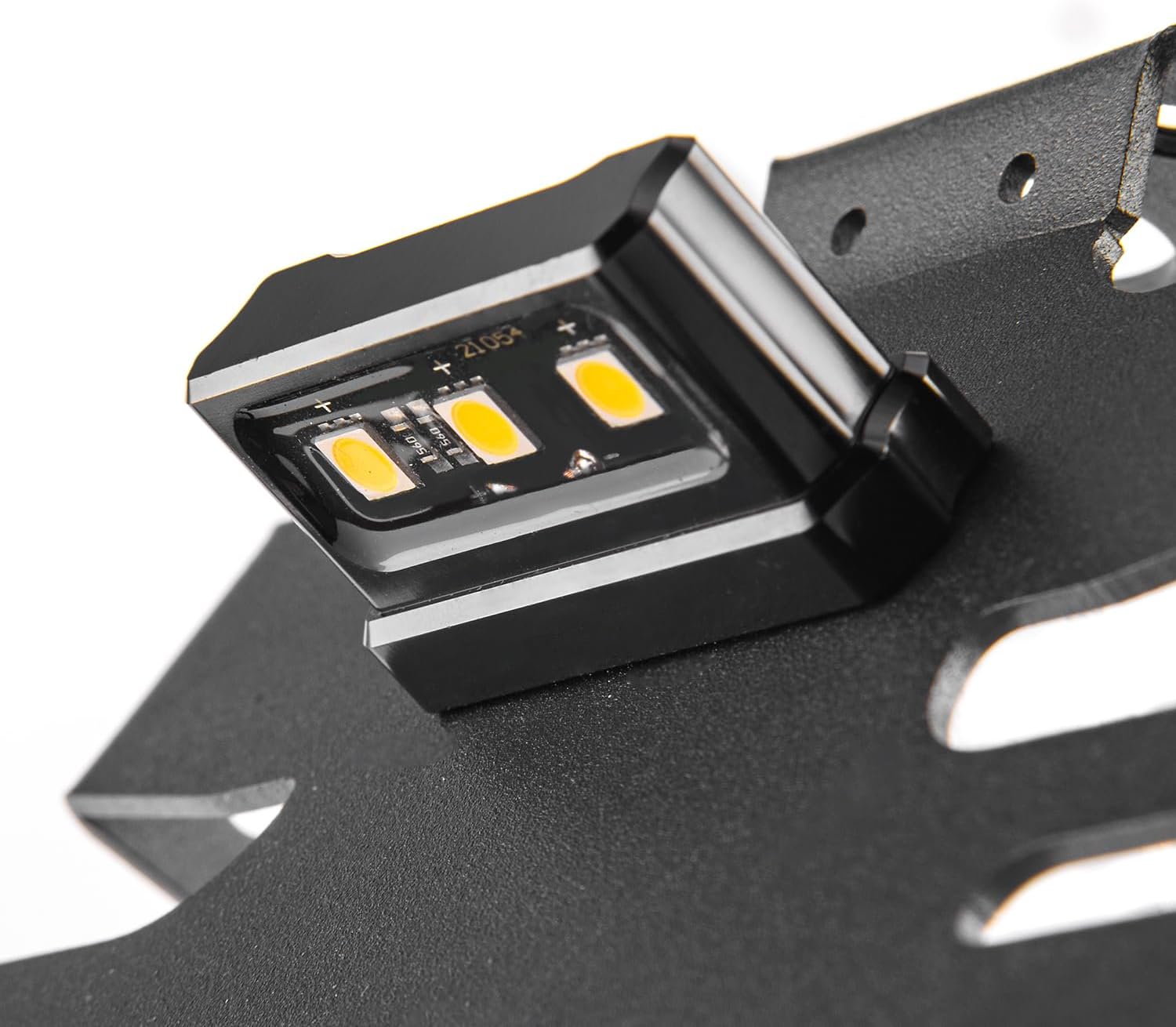 Motorcycle License Plate Holder Bracket with LED Light for Triumph Street Triple 765R 765RS 2020 2021 2022 2023 2024 2025 Rear Fender Tail Tidy Number Mount