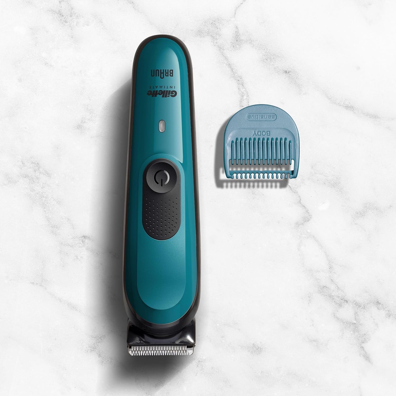 Gillette Intimate - Rasoio intimo, da uomo, I3, per zona intima Skinfirst, impermeabile, precisione e comfort per una rasatura ottimale