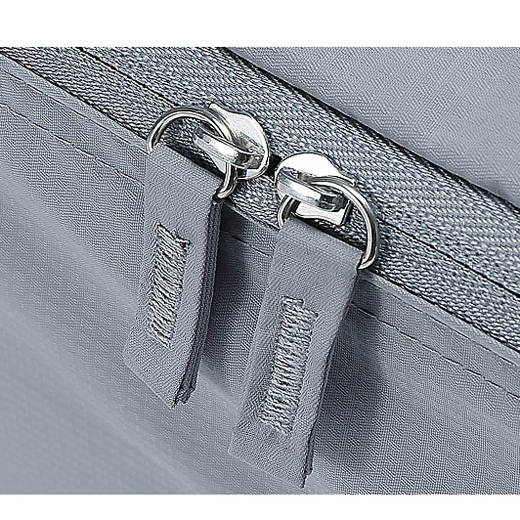 ACiyD Cubi da imballaggio Set di 3 per Viaggio in Famiglia Organizzatori di valigie da Viaggio Borsa per Biancheria da 3 Pezzi, Grigio