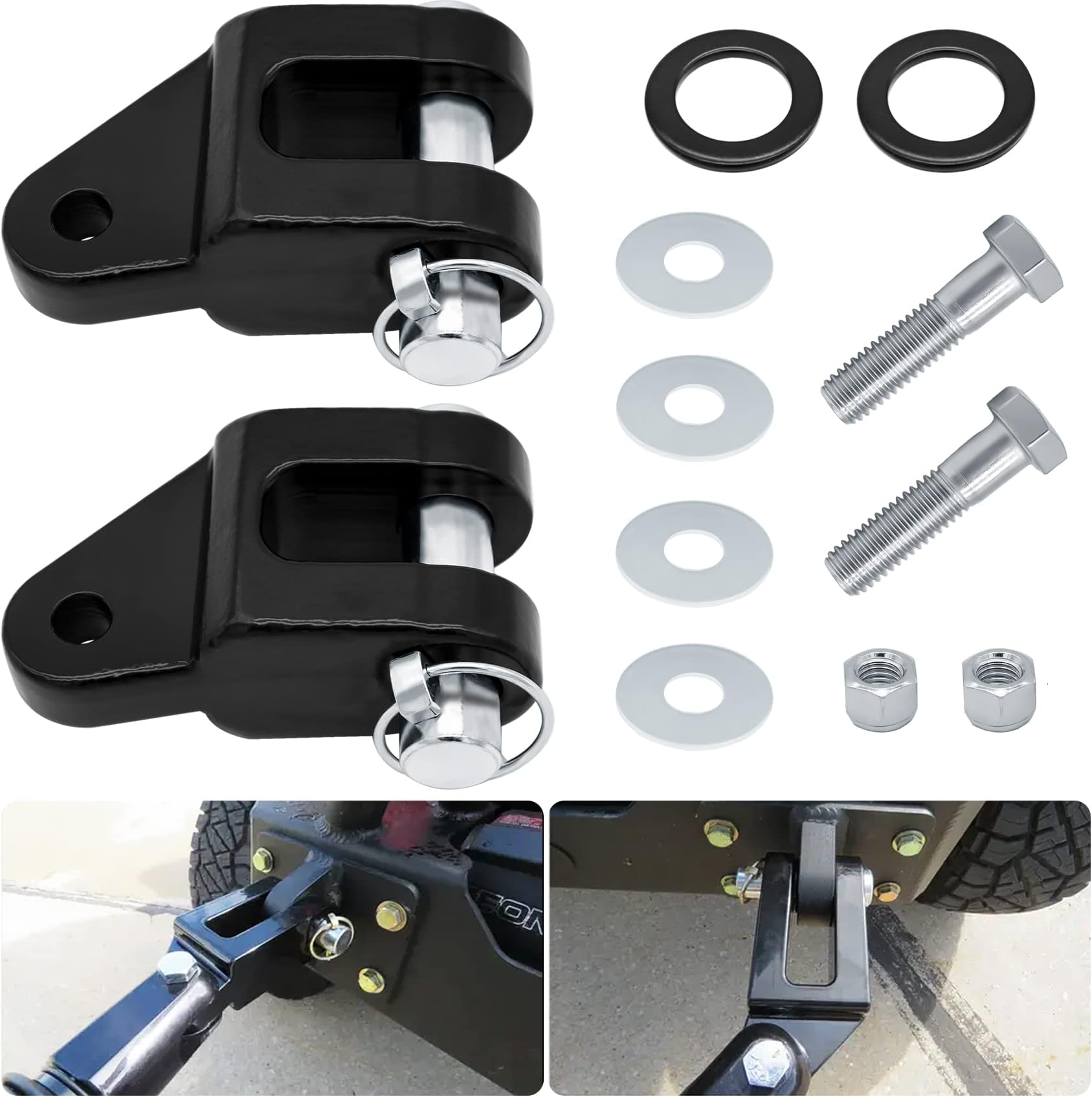 BX88357 BX88296, Off Road Bumper Adapter Kit Compatible with Blue Ox Tow Bars - Avail BX7420, Ascent BX4370, Alpha BX7365 BX7380, Aventa BX7445, Aladdin BX4325, Allure BX7460, Replace# BX88303 BX88304