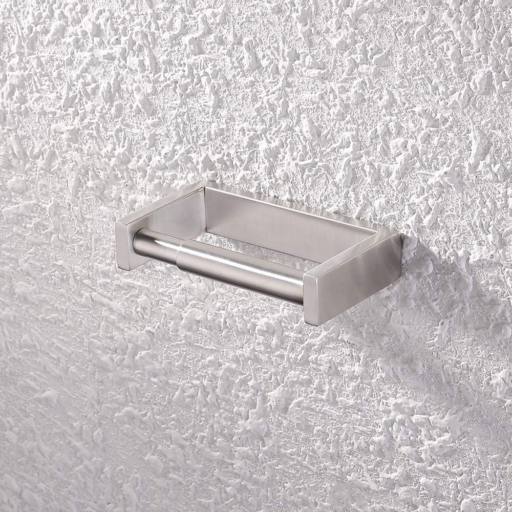Toilet Paper Holder Stainless Steel Brushed Finish Wall Mounted for Bathroom Accessories Hotel Kitchen
