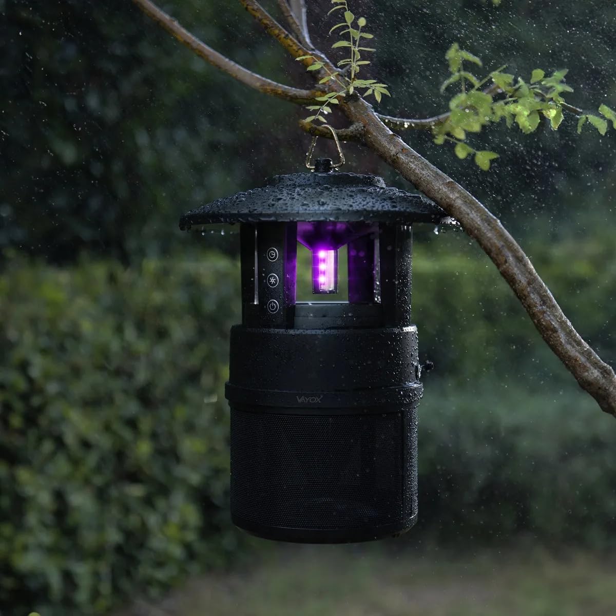Vayox insektenvernichter elektrisch mit Saugventilator Insektenlampe UV | Gegen Mücken, Fliegen, Gnitzen. elektrische fliegenfalle & insektenschutz. IPX4, Touch-Panel, Timer, ohne Chemie