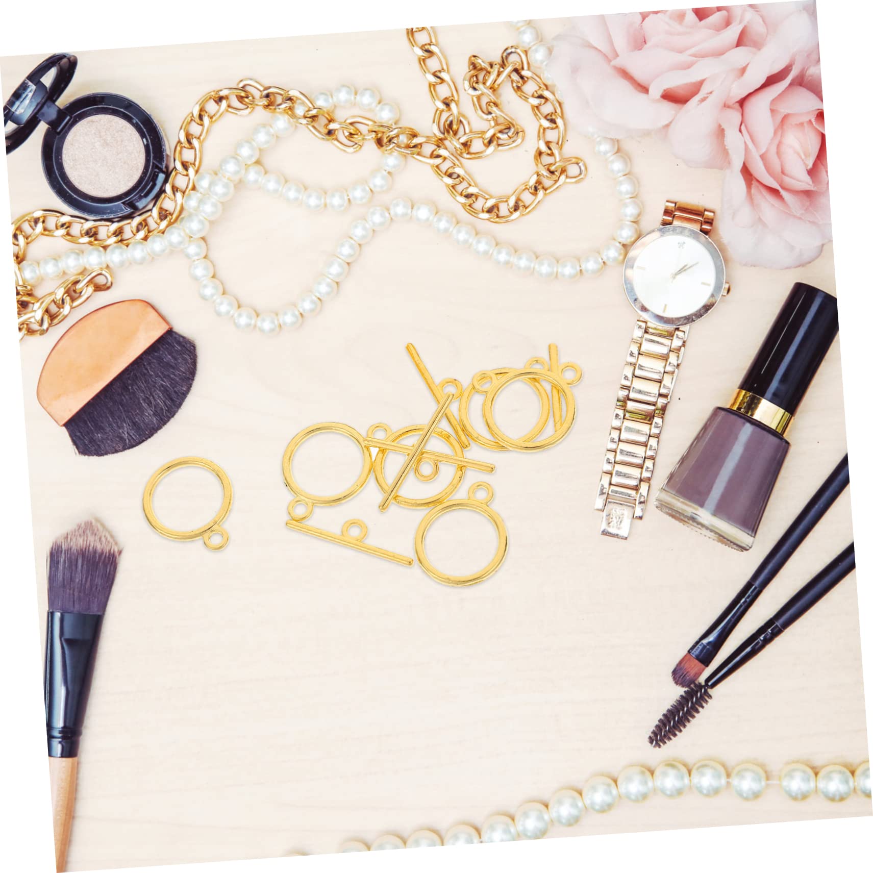 TEHAUX 360juegos Broches De Joyas De Aleación Para Conectores Para Pulseras y Accesorios De Joyería