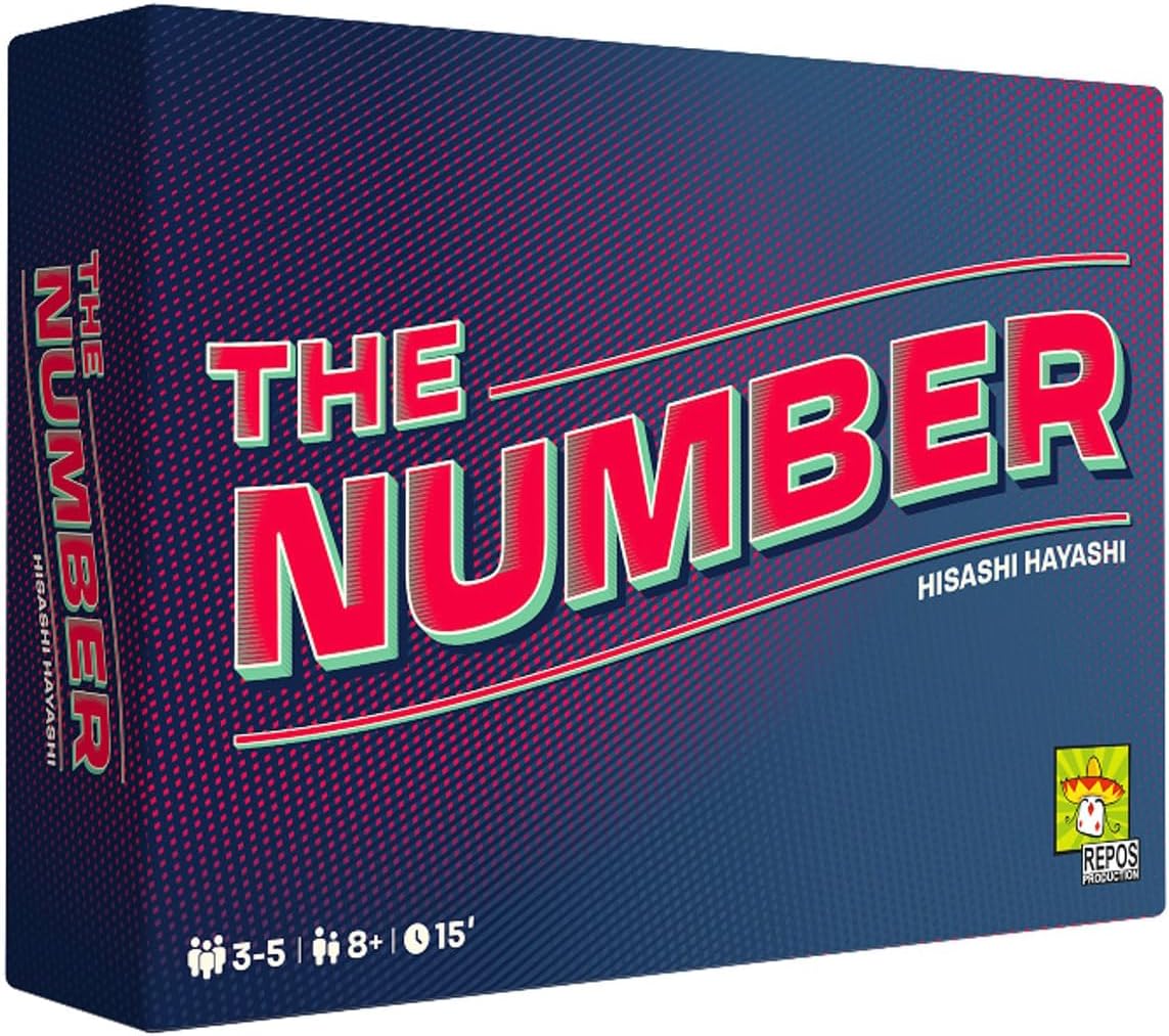Repos Production | The Number | Bluffing Party Game | Ages 8+ | 3-5 Players | 15 Minutes Playing Time, (ASMTNEN01)
